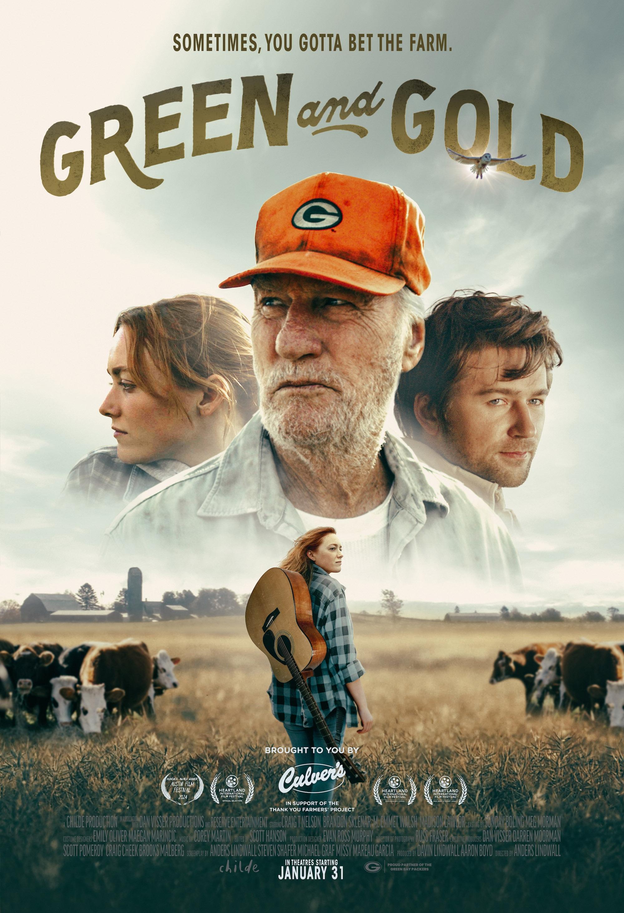 Green and Gold poster