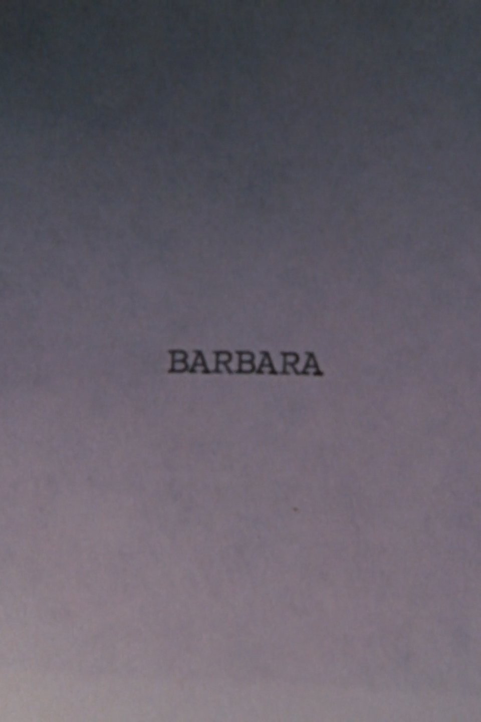 Pictures 4 Barbara poster